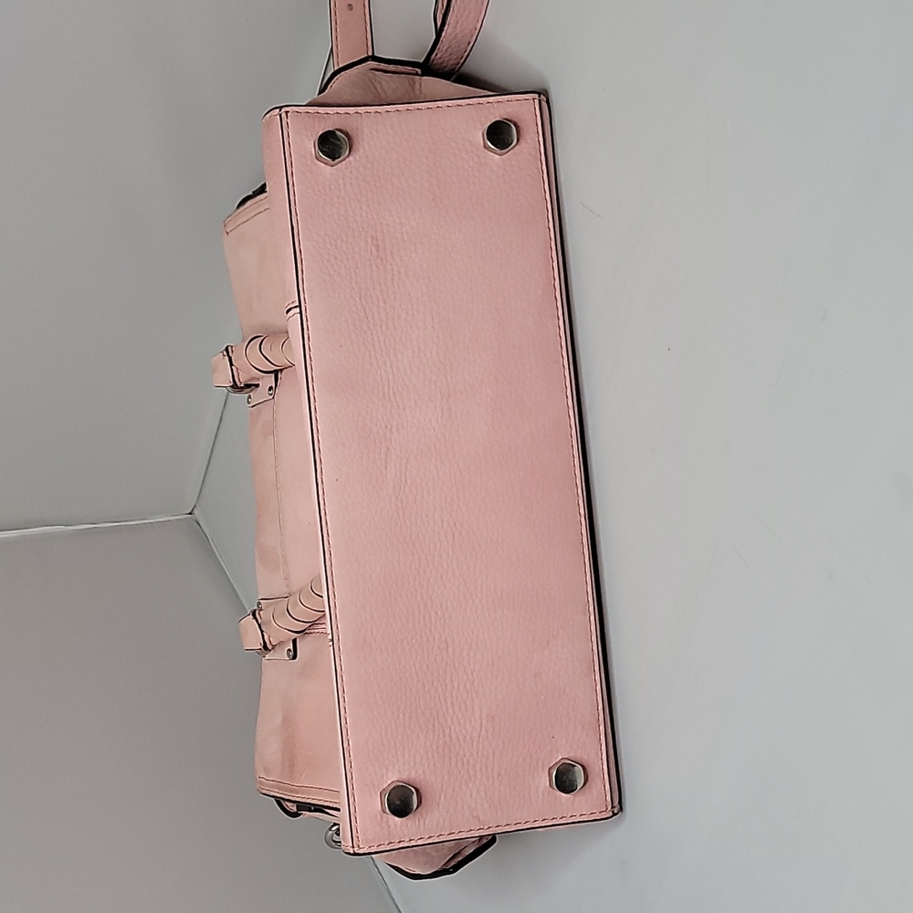 Rebecca Minkoff Medium Bree Leather Satchel Pink - Picture 16 of 16